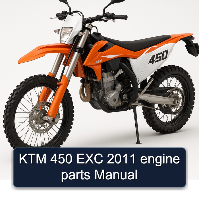 KTM 450 EXC 2011 engine parts Manual