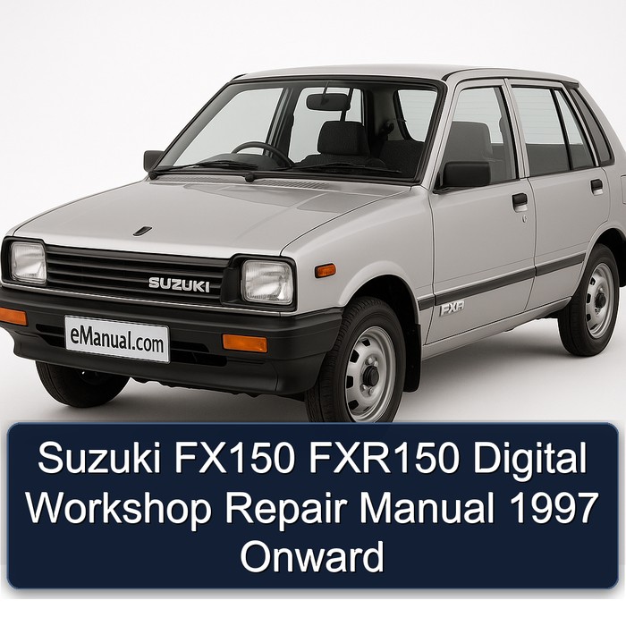 Suzuki FX150 FXR150 Digital Workshop Repair Manual 1997 Onward