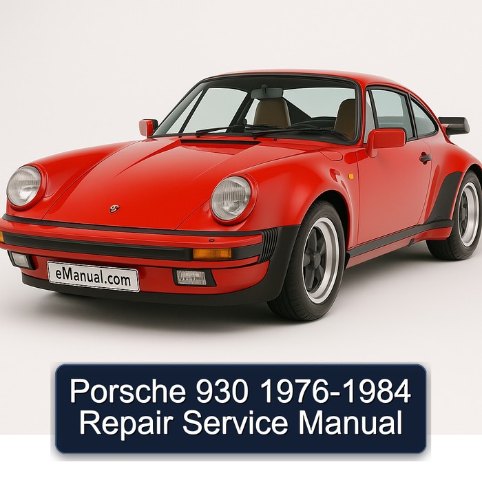 Porsche 930 1976-1984 Repair Service Manual