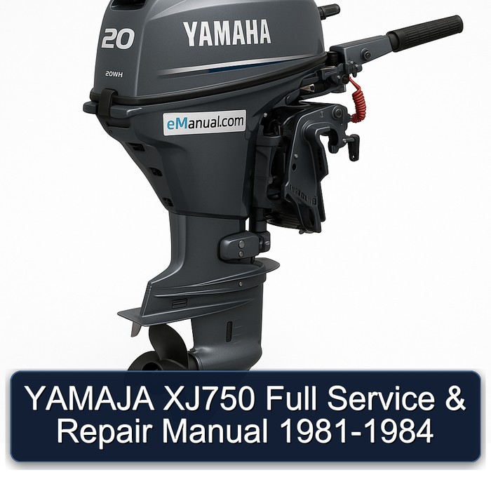 Manual de Servicio y Reparación Completo Yamaha XJ750 1981-1984