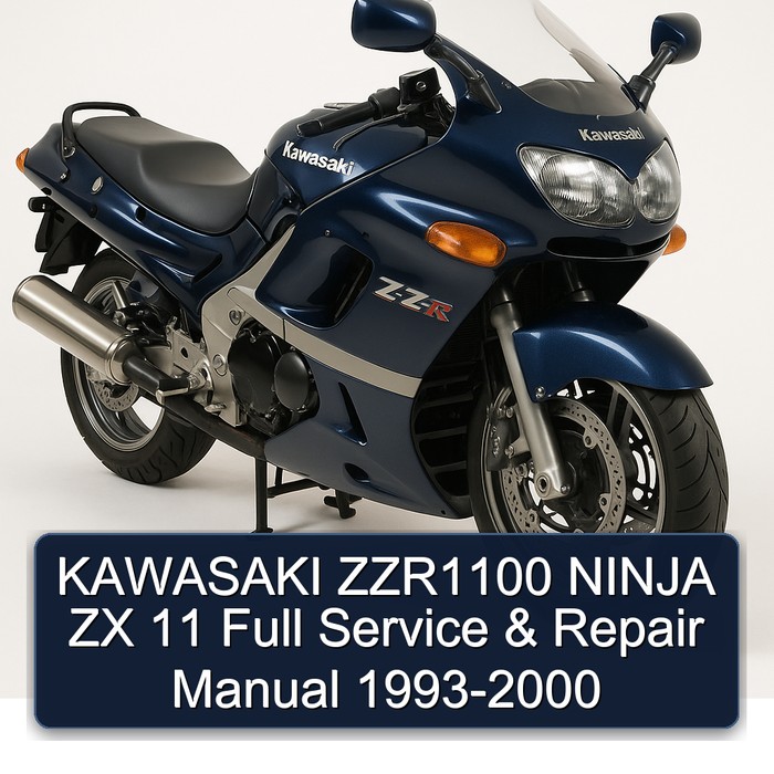 KAWASAKI ZZR1100 NINJA ZX 11 Full Service & Repair Manual 1993-2000