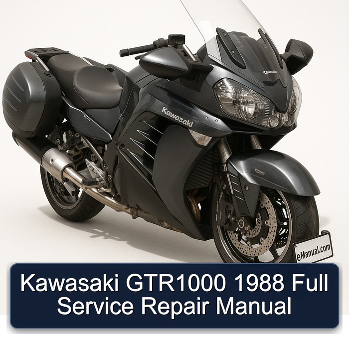 Kawasaki GTR1000 1988 Full Service Repair Manual