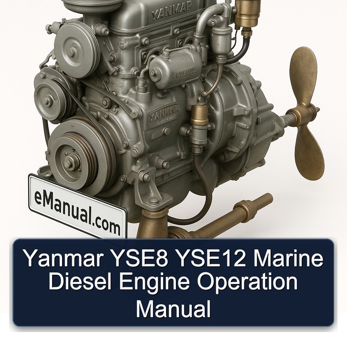 Yanmar YSE8 YSE12 Marine Diesel Engine Operation Manual