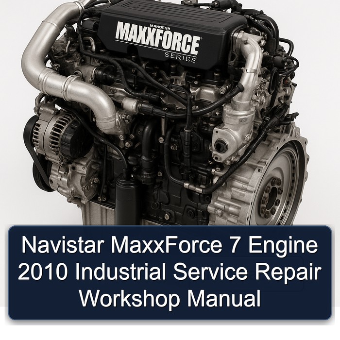 Manual de Reparación y Servicio del Motor Navistar MaxxForce 7 Industrial 2010