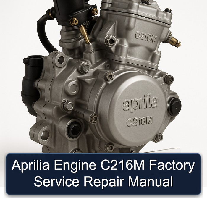 Aprilia Engine C216M Factory Service Repair Manual 