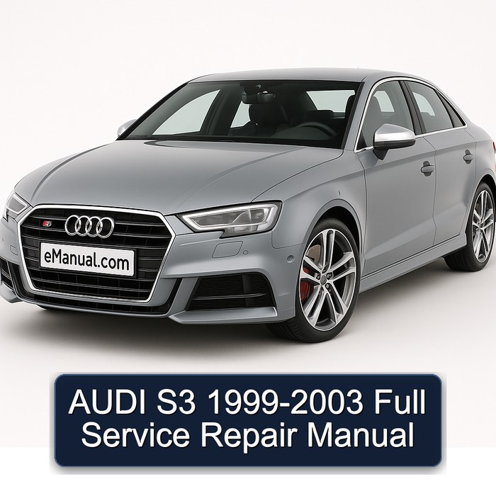 AUDI S3 1999-2003 Full Service Repair Manual