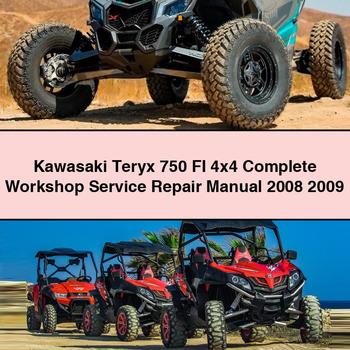 Kawasaki Teryx 750 FI 4x4 Manual completo de servicio y reparación del taller 2008 2009