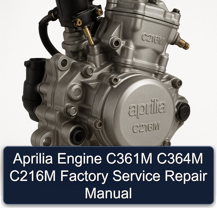 Manual de Reparación y Servicio de Fábrica Aprilia C361M C364M C216M
