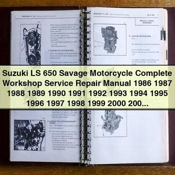 2002 Suzuki LS 650 Savage Motorcycle () Workshop Service Repair Manual PDF Download