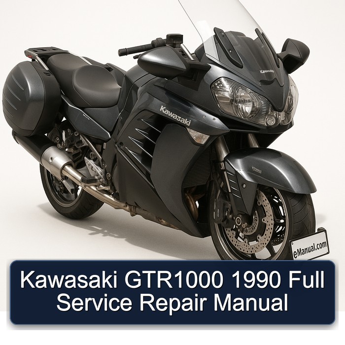 Kawasaki GTR1000 1990 Full Manual de servicio y reparación