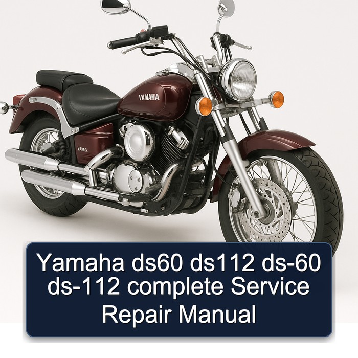 Yamaha ds60 ds112 ds-60 ds-112 complete Manual de servicio y reparación