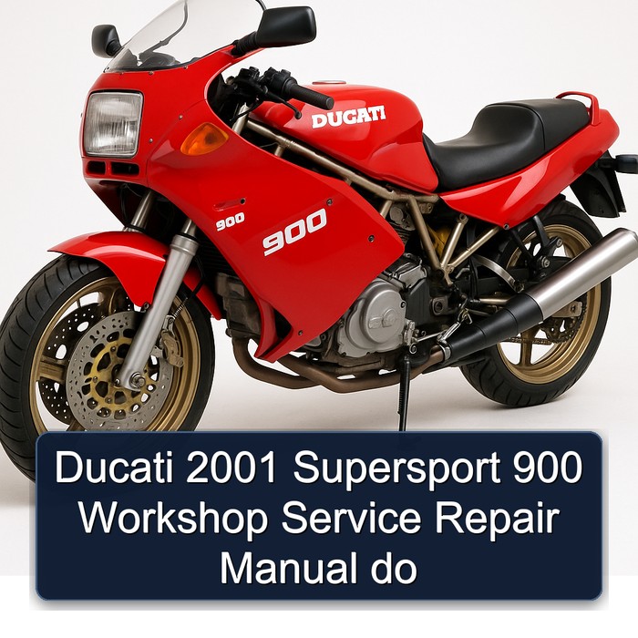 Ducati 2001 Supersport 900 Workshop Manual de servicio y reparación do