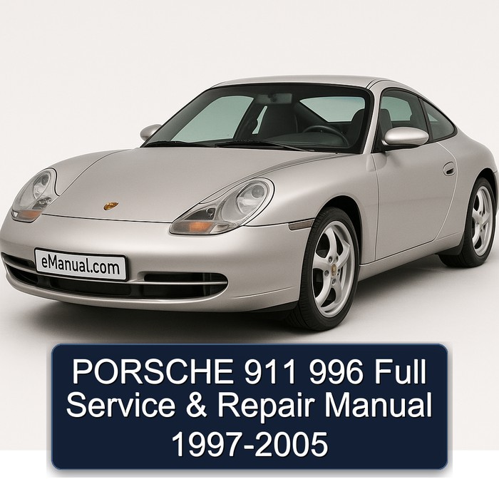 PORSCHE 911 996 Full Manual de servicio y reparación 1997-2005