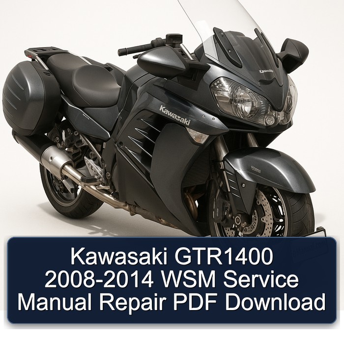 Kawasaki GTR1400 2008-2014 WSM Service Manual Repair PDF Download