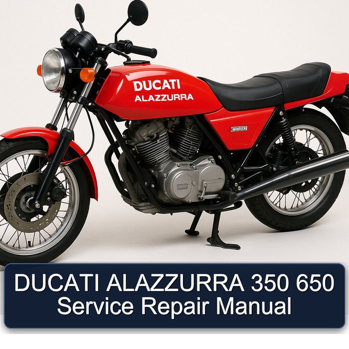 DUCATI ALAZZURRA 350 650 Manual de servicio y reparación