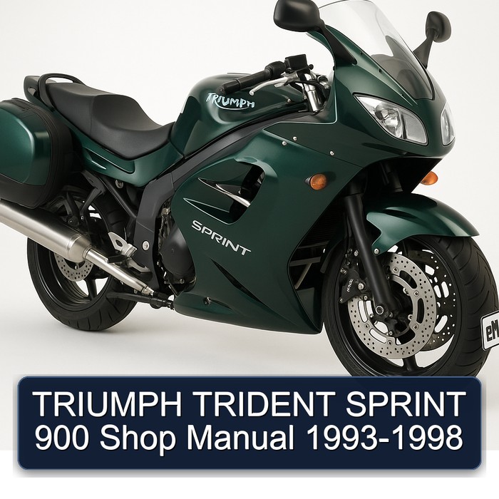 TRIUMPH TRIDENT SPRINT 900 Shop Manual 1993-1998