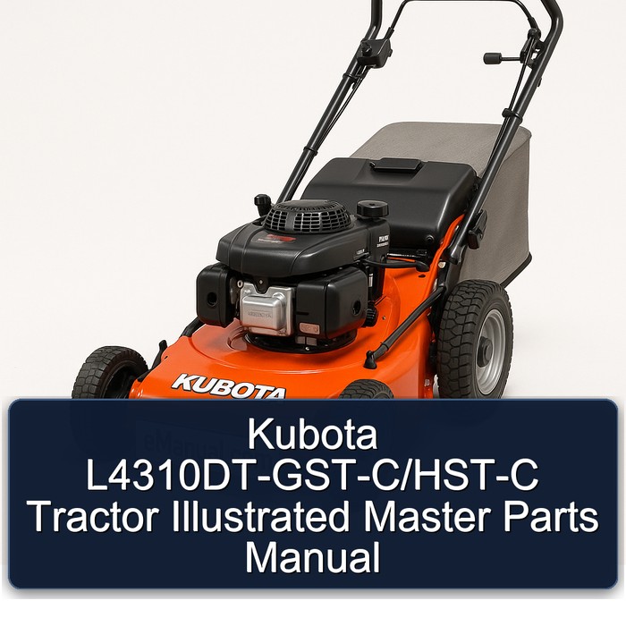 Manual de Partes Ilustrativo para Tractores Kubota L4310DT-GST-C/HST-C
