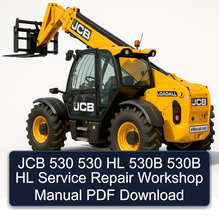 JCB 530/530 HL/530B/530B HL Service- und Reparaturhandbuch PDF-Download