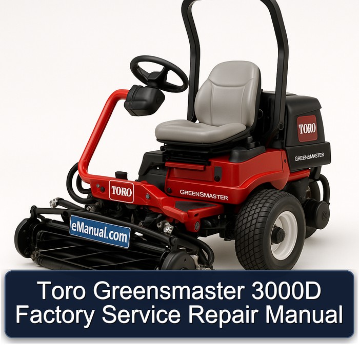Manual de Reparación y Servicio de Fábrica Toro Greensmaster 3000D