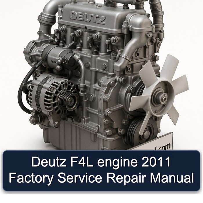 Manual de Reparación y Servicio de Fábrica para Motor Deutz F4L 2011