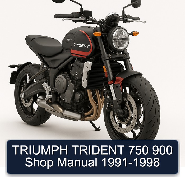 TRIUMPH TRIDENT 750 900 Shop Manual 1991-1998