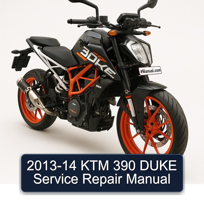 2013-14 KTM 390 DUKE Manual de servicio y reparación