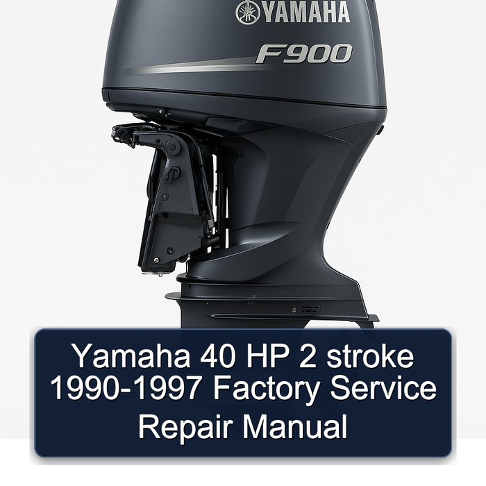 Yamaha 40 HP 2 stroke 1990-1997 Factory Service Repair Manual 