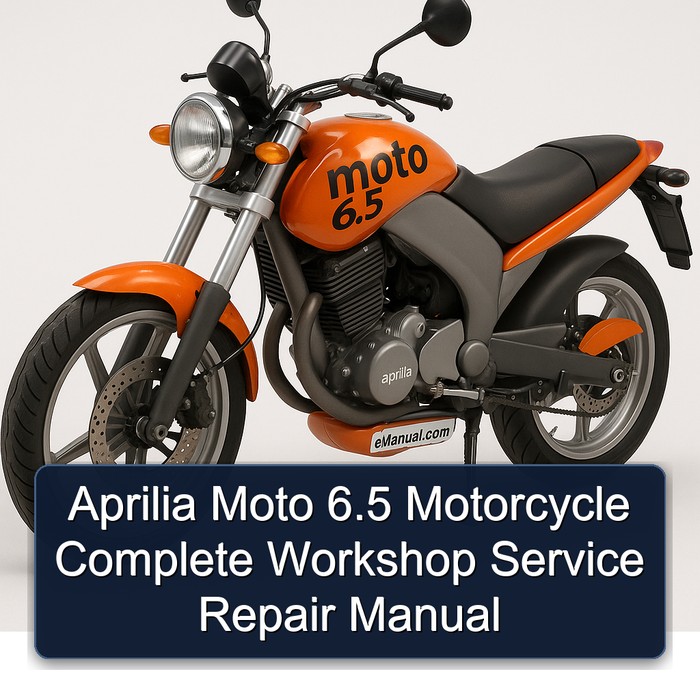 Aprilia Moto 6.5 Motorcycle Manual completo de servicio y reparación del taller