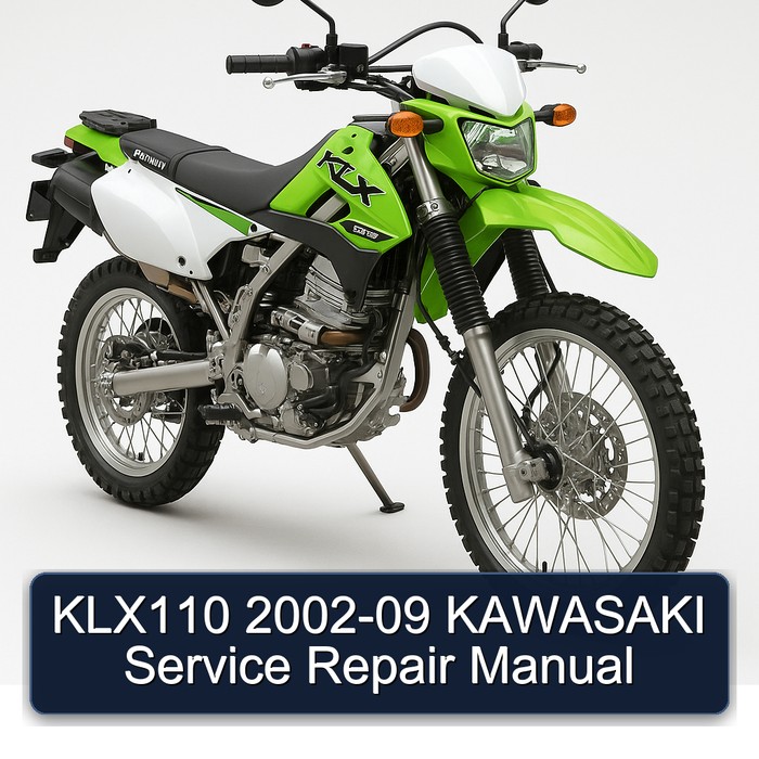 KLX110 2002-09 KAWASAKI Service Repair Manual