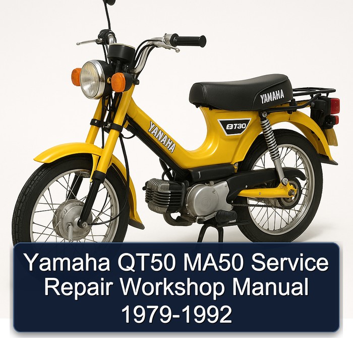 Yamaha QT50 MA50 Service Repair Workshop Manual 1979-1992