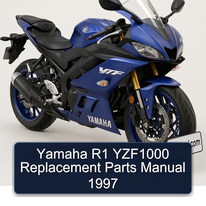 Yamaha R1 YZF1000 Replacement Parts Manual 1997