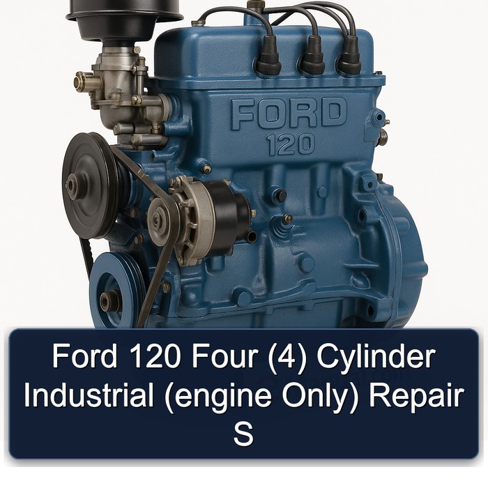 Reparación de Motor Industrial Ford 120 de 4 Cilindros