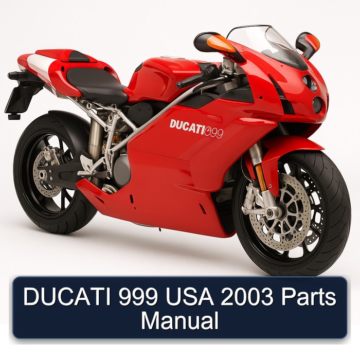 DUCATI 999 USA 2003 Parts Manual