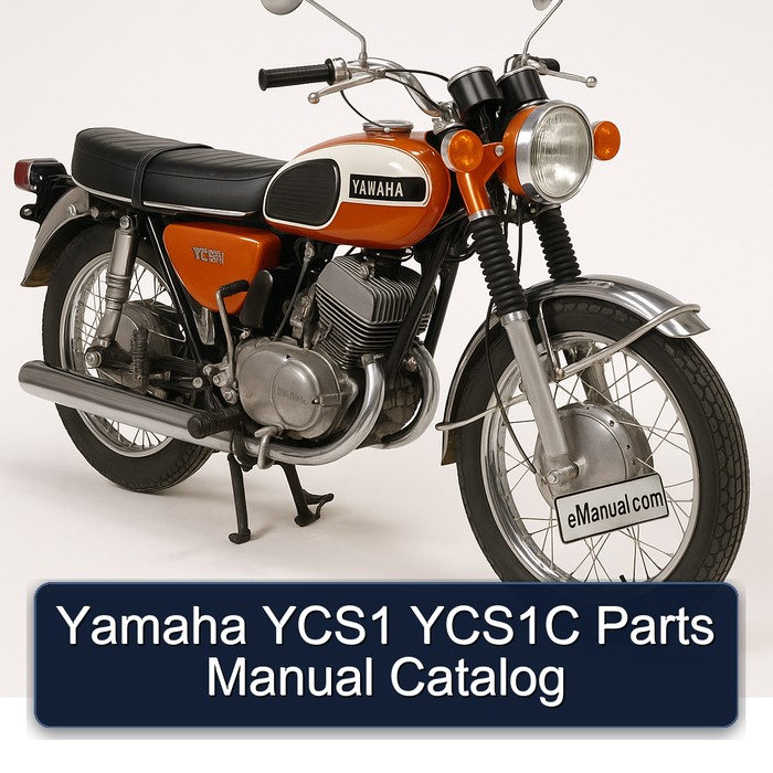 Yamaha YCS1 YCS1C Parts Manual Catalog