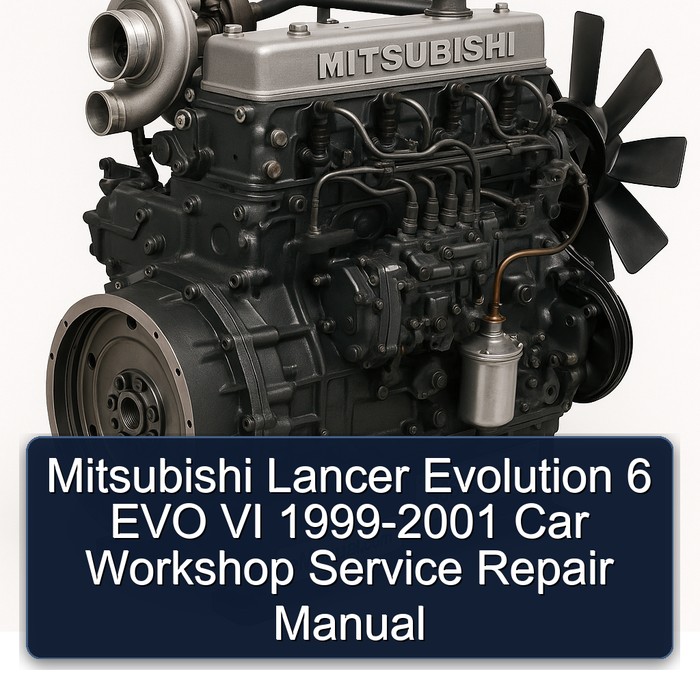 Mitsubishi Lancer Evolution 6 EVO VI 1999-2001 Car Workshop Service Repair Manual 
