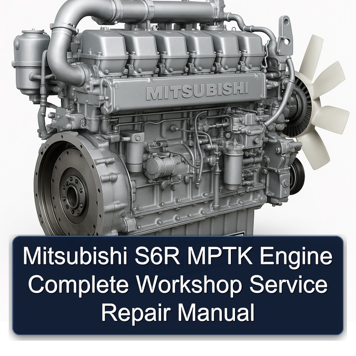 Mitsubishi S6R MPTK Engine Complete Workshop Service Repair Manual