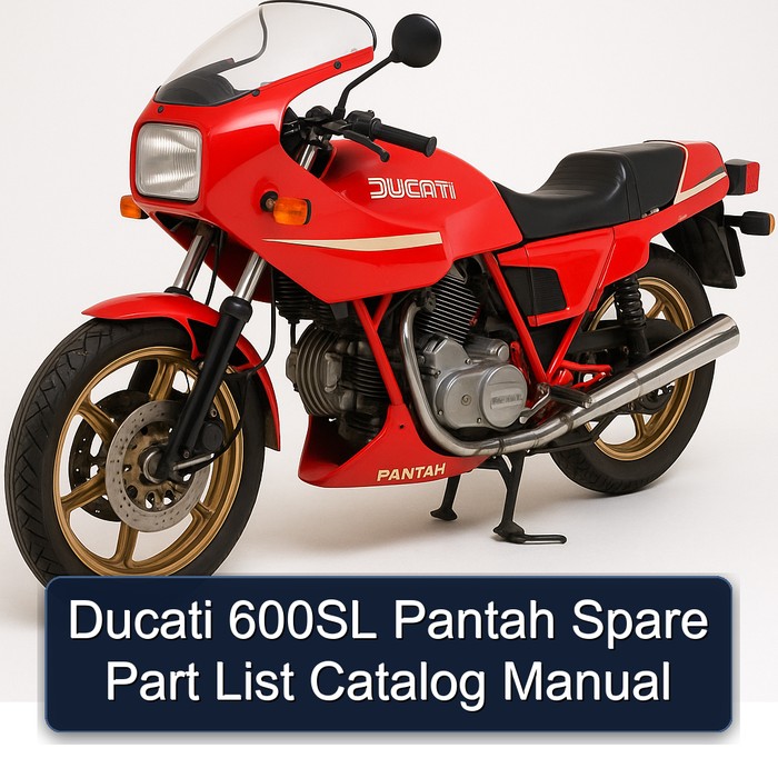 Ducati 600SL Pantah Spare Part List Catalog Manual