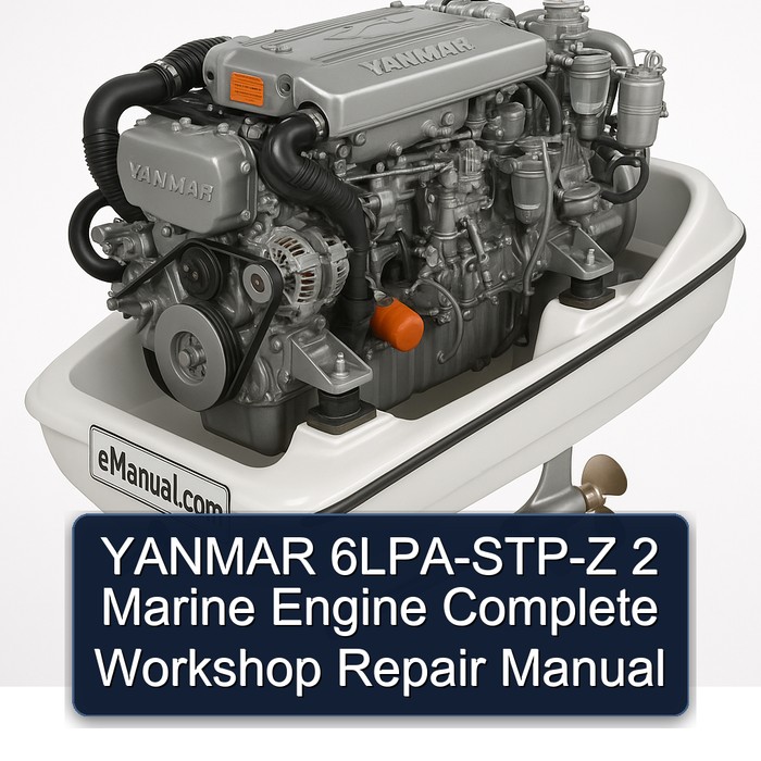 YANMAR 6LPA-STP-Z 2 Marine Engine Complete Workshop Repair Manual