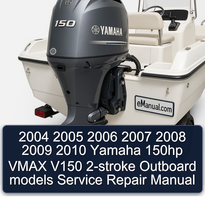 2004 2005 2006 2007 2008 2009 2010 Yamaha 150hp VMAX V150 2-stroke Outboard models Service Repair Manual