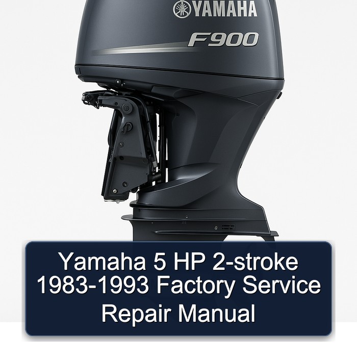 Yamaha 5 HP 2-stroke 1983-1993 Factory Service Repair Manual
