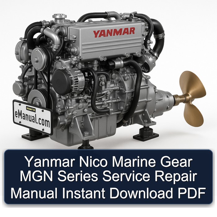 Yanmar Nico Marine Gear MGN Series Service Repair Manual Instant Download PDF