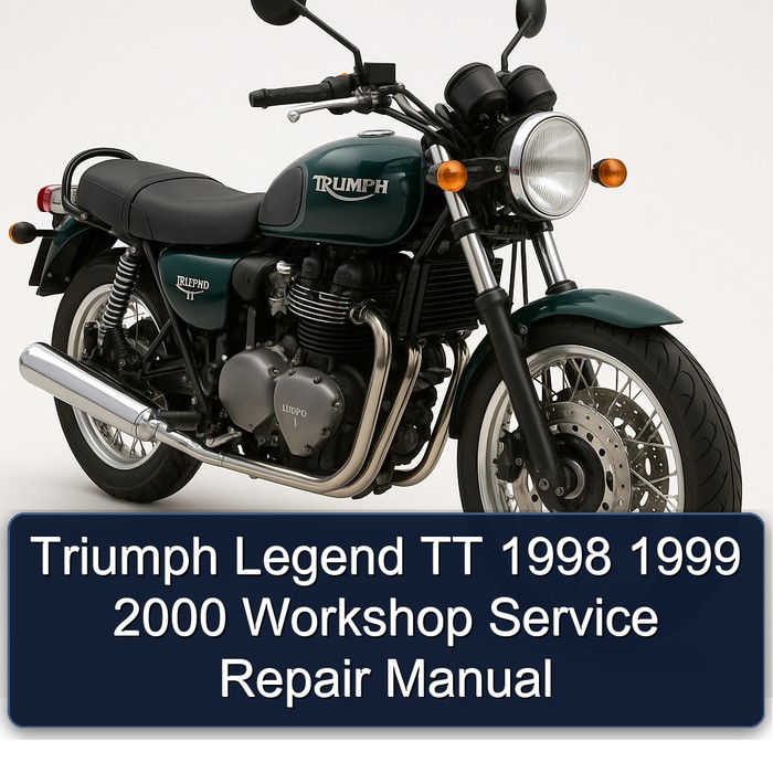 Triumph Legend TT 1998 1999 2000 Workshop Manual de servicio y reparación