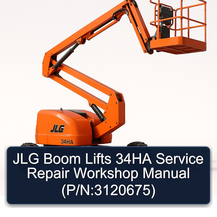 JLG Boom Lifts 34HA Service Repair Workshop Manual  (P/N:3120675)