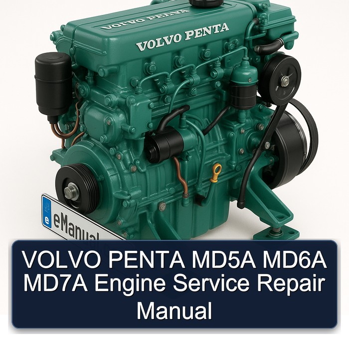 VOLVO PENTA MD5A MD6A MD7A Engine Manual de servicio y reparación