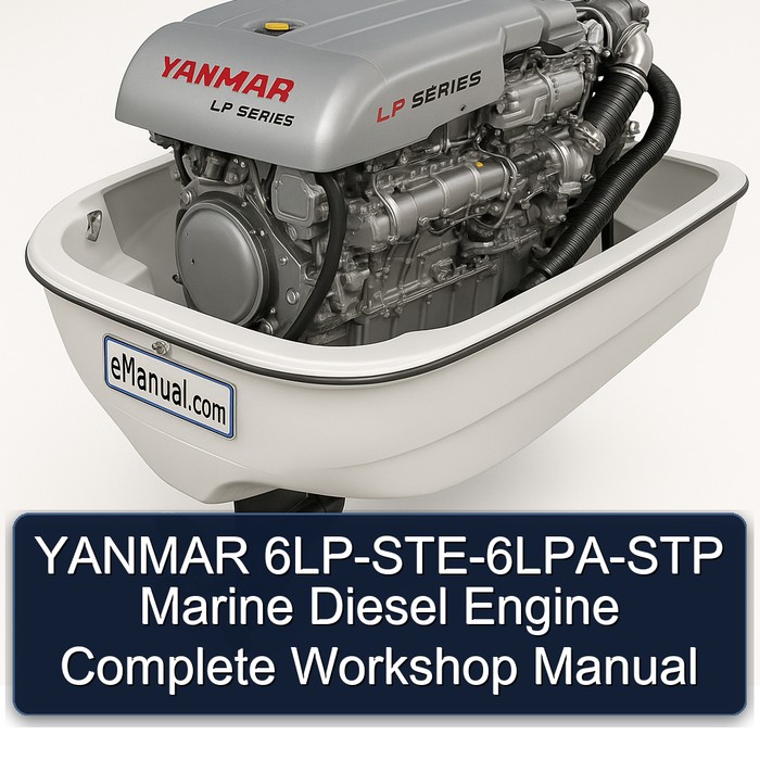 YANMAR 6LP-STE-6LPA-STP Marine Diesel Engine Complete Workshop Manual