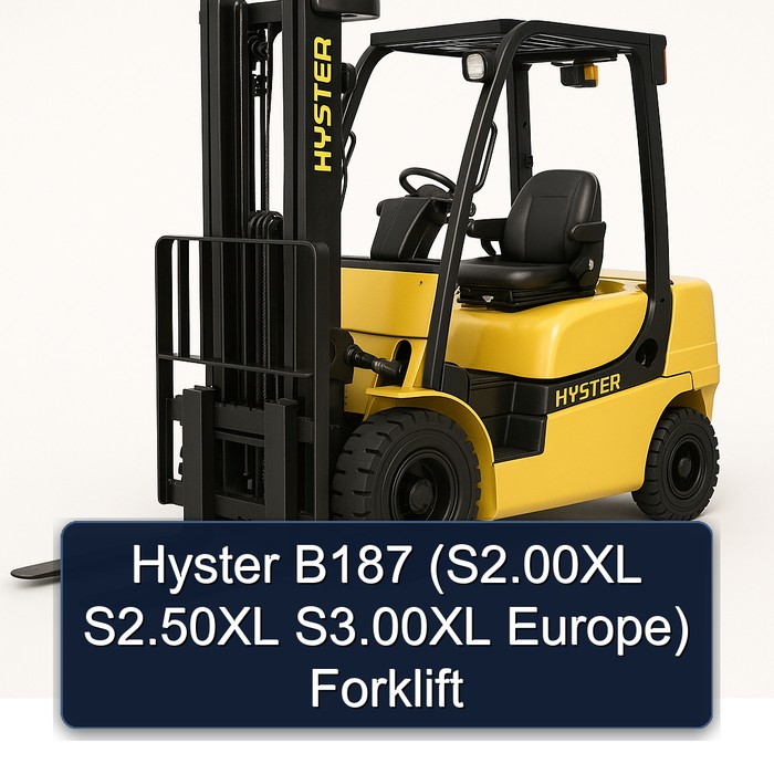 Montacargas Hyster B187 (S2.00XL S2.50XL S3.00XL Europa)
