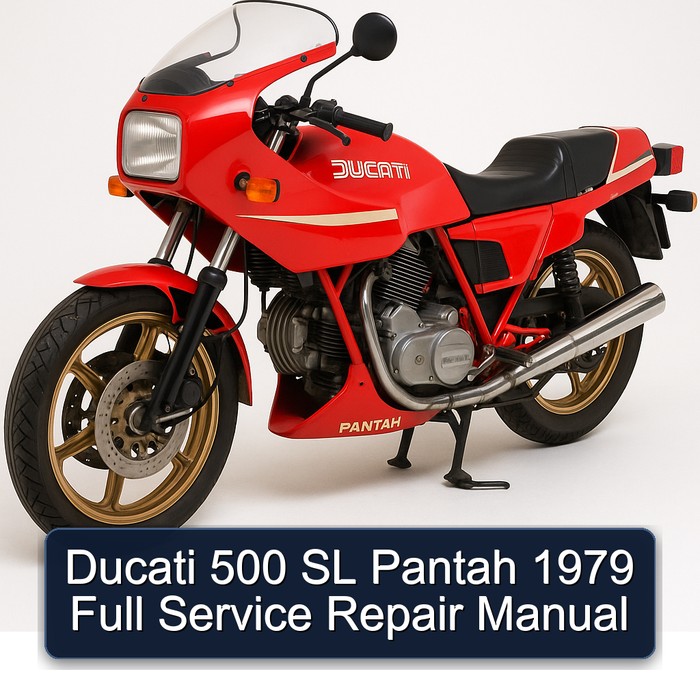Ducati 500 SL Pantah 1979 Full Manual de servicio y reparación
