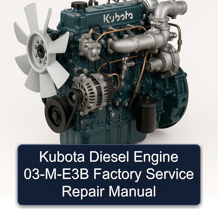 Kubota Diesel Engine 03-M-E3B Factory Service Repair Manual 