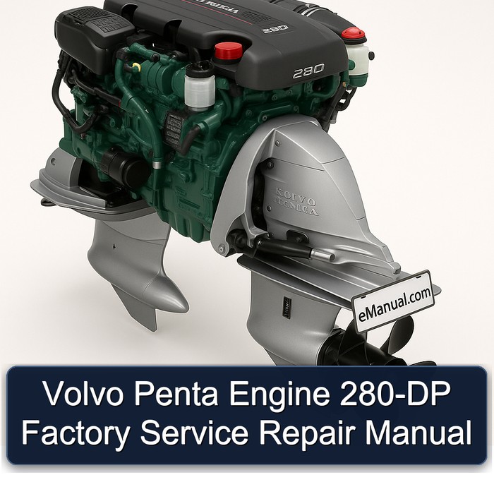 Volvo Penta Engine 280-DP Factory Service Repair Manual