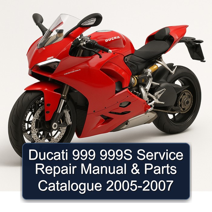 Ducati 999 999S Manual de servicio y reparación & Parts Catalogue 2005-2007
